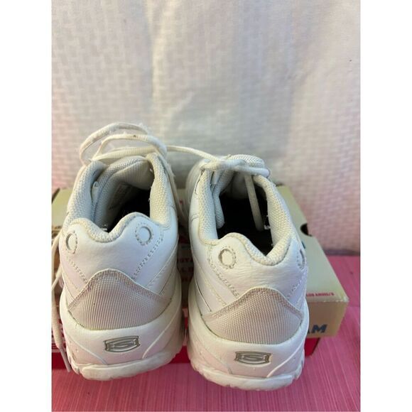 Skechers work white leather size 8.5 replacement sole inserts #76009 - Picture 2 of 6